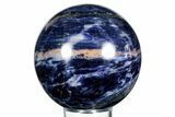 Deep Blue, Polished Sodalite Sphere #241701-1